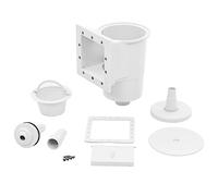 Kaloriko Ensemble d'écumoire de Piscine en ABS Robuste 8 pcs 21 x 25 x 30,5 cm avec Panier 15,8 x 7,6 cm, Skimmer, préfiltre et raccord pour Piscine, Spa, Jacuzzi Hors Sol