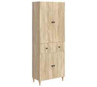 Kaloriko Ensemble Meuble 2 pcs en Bois d'ingénierie 66 x 34,5 x 90 cm, Buffet et Armoire Murale modulable pour Salon séjour Chambre avec Rangement Complet coordonné