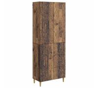Kaloriko Ensemble Meuble Bois Ancien 2 pcs modulable Complet pour Salon séjour Chambre Cuisine Bureau entrée, mobilier Rangement Armoire Commode Buffet Console bibliothèque étagère Adaptable