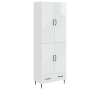 Kaloriko Ensemble Meuble Bois d'ingénierie 2 pcs 66 x 34,5 x 95 cm, Rangement modulable pour Salon séjour Chambre Bureau, kit Complet avec Buffet et Armoire Murale intérieur