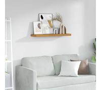 Kaloriko Étagère Murale Beige en Bois d'ingénierie 90 x 23,5 x 4 cm, Tablette Flottante Design pour Rangement, Support décoratif idéal Salon Chambre Cuisine Bureau