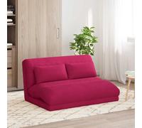 Kaloriko Fauteuil de sol réglable en velours rouge vin avec dossier rembourré 90 à 180 degrés, pliable et ergonomique, peu encombrant, pour salon, chambre à coucher, balcon, idéal pour lire et méditer