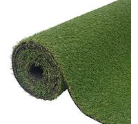 Kaloriko Gazon artificiel - 1 x 2 m - Hauteur des poils : 20 mm - Vert - Résistant aux UV - Polyvalent - Pour balcon, terrasse, jardin - Décoration facile d'entretien - Aspect réaliste - En