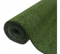 Kaloriko Gazon Artificiel Vert 7 à 9 mm en PP, 1 x 15 m, résistant aux UV, avec Dos SBR Flexible pour Jardin, Patio, décoration intérieure extérieure et Zone pour Chiens