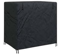 Kaloriko Housse de protection pour balancelle - Noir - 175 x 125 x 180 cm - Imperméable - Résistant à l'hiver - Résistant à la déchirure - Respirant - Résistant aux intempéries - Avec fermeture à