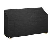 Kaloriko Housse de protection pour banc de jardin - 210 x 70 x 70/88 cm - En polyéthylène - Avec 12 œillets - Résistant aux intempéries - Imperméable - Résistant aux UV - Pour meubles de jardin