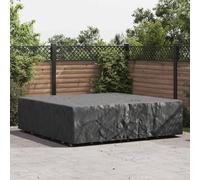 Kaloriko Housse de protection pour meubles de jardin, balcon, terrasse, salon, canapé, fauteuil, banc, extérieur - Noir uni - 260 x 260 x 70 cm - 210D