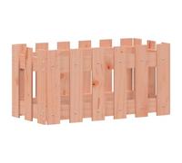 Kaloriko Jardinière en Bois de Douglas Massif 60x30x30 cm Design clôture Pot Cache Plante Fleur Balcon terrasse Jardin intérieur extérieur avec Drainage réserve Eau