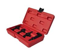 Kaloriko Kit d'outils de réglage et de verrouillage pour moteurs à essence, 4 pièces en acier avec mallette pour réparation, entretien, montage de véhicules VAG, outils à main professionnels pour