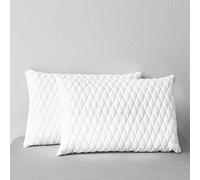 Kaloriko Lot de 2 oreillers ergonomiques 60 x 40 x 14 cm, Mousse a memoire de Forme, Coussin Cervical Respirant, Appui Tete Ferme et Moelleux pour lit, Chambre, Dormir Dos Ventre Cote Confort Sommeil