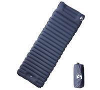 Kaloriko Matelas de Camping autogonflant avec Oreiller 1 Personne Gris pour Camping randonnée Trek Bivouac Tente Voyage Montagne Sol Isolant Confort Durable léger Compact Pliable idéal pour Bivouac