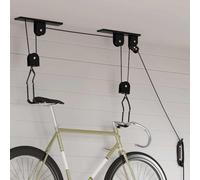 Kaloriko Palans à vélo avec Support de Plafond 2 pcs 20 kg système de Levage sécurisé pour vélos électriques Kayaks échelles Facile à Ranger matériel de Fixation Robuste