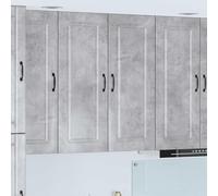 Kaloriko Panneau de Lave-Vaisselle Kalmar Gris béton 80 x 31 x 100 cm Meuble Cuisine Rangement Armoire Buffet vaisselier Placard Organiseur Gain Place Salle à Manger Salon