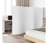 Kaloriko Paravent en bambou blanc, 800 x 165 cm, pliable, autonome, brise-vue, cloison de séparation pour chambre à coucher, salon, bureau, intérieur, aspect naturel