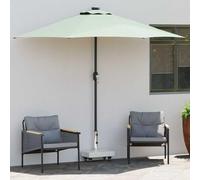 Kaloriko Pied Socle Base Support Dalle Parasol en Granit Gris 45 x 25 x 45 cm, 25 kg, Roulette intégrée, extérieur Jardin terrasse Piscine, stabilisateur Lourd pour Ombre et Vent
