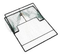 Kaloriko Piège à Oiseaux Vert en Acier étiré à Froid 50 x 40 x 1,5 cm, Filet en polyéthylène réutilisable, Pliable et Portable pour Jardin, Terres agricoles, Protection des Cultures