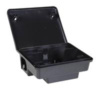 Kaloriko Pièges à Souris 6 pièces Noir 23x19x9,5 cm en polypropylène Robuste pour intérieur extérieur, avec sécurité Enfants, Support de Montage, Compatible avec appâts en pâte, Bloc ou céréales
