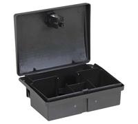 Kaloriko Pièges à Souris en polypropylène Noir 13x10x4 cm avec sécurité Enfants pour intérieur extérieur, Pack de 5, Facile à Utiliser, Durable, résistant aux Conditions extérieures