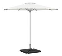 Kaloriko Plaques de Poids de Parasol 4 pièces, Base Triangulaire en Granit Noir, 14 kg chacune, Socle Lourd pour Pied, Support Stable pour terrasse, Jardin, Balcon, Plage, extérieur