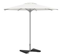 Kaloriko Plaques de Poids de Parasol triangulaires en Granit Noir, 2 pcs, 14 kg chacune, Pied Socle Base Support Lest pour Parasol déporté ou Droit, Jardin terrasse Balcon extérieur
