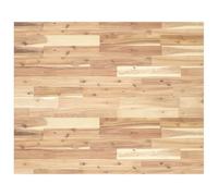 Kaloriko Plateau de bureau en bois d'acacia massif non traité - 100 x 80 x 2 cm - Rectangulaire - Multifonctionnel - Pour bureau à domicile - Avec gestion des câbles et tiroir pour clavier