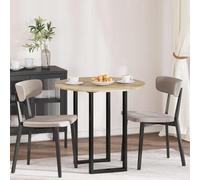 Kaloriko Plateau de table rond en chêne Sonoma - 80 x 1,5 cm - Robuste - Facile d'entretien - Pour salle à manger, salon, cuisine, plan de travail - Accessoire de bricolage avec esthétique moderne et