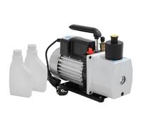 Kaloriko Pompe à Vide Double étage 50 l Min en Alliage d Aluminium, 220 V 50 Hz, 250 W, 2,5 CFM, 2800 tpm, avec Regard d Huile, poignée intégrée pour réfrigération et climatisation
