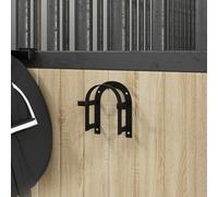 Kaloriko Porte-Bride Mural Noir en Fer Robuste pour Accessoires d'équitation, Rangement Pratique pour Bride, Licol, Selle, Filet, Sangle, etrier, Mors, rênes, Tapis, croupière, adapté à écurie