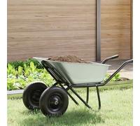 Kaloriko Remplacement de Plateau de brouette argenté en Acier galvanisé 88 x 60 x 32 cm, pour Chariot, charrette, tombereau, Benne, extérieur, Transport de Terre et Outils de Jardin