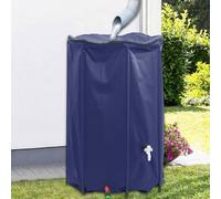 Kaloriko Réservoir d’Eau Pliable PVC 1000 L Bleu avec Robinet, arrosage Jardin, Irrigation Potager, Tuyau et raccord pour Pluie, Serre, pelouse et Balcon