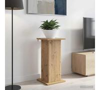 Kaloriko Support de Plante 2 pcs chêne Artisanal en Bois d ingénierie, 30,5 x 30 x 60,5 cm, Usage intérieur, résistance à l humidité, pour Plante Fleur Tomate Rosier Lierre Vigne Balcon terrasse