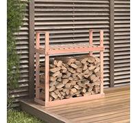 Kaloriko Support pour Bois de Chauffage en Bois de Douglas Massif, 110 x 35 x 108,5 cm, Rangement intérieur extérieur pour cheminée, poêle, Foyer, Garage, Hiver Sec et organisé