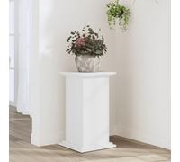 Kaloriko Support pour Plantes Blanc 33x33x60 cm Bois d ingénierie, tuteur, Treillis, Grille, obelisque, Cage Plante, intérieur, 60 kg, décor Moderne