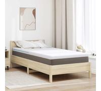Kaloriko Surmatelas Blanc 90 x 200 cm en Tissu Jacquard, Mousse à mémoire de Forme 7 cm, Confort matelassé, literie Respirante pour lit intérieur, protège la Surface de Sommeil et améliore Le Repos