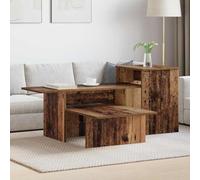 Kaloriko Table console en bois 91,5 x 35 x 38,5 cm aspect bois vieilli, table d'appoint étroite avec beaucoup d'espace de rangement, étagère peu encombrante pour couloir, salon, entrée, moderne et