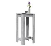 Kaloriko Table de Bar Sonoma Gris en Bois d'ingénierie 51 x 50 x 103,5 cm, Table Manger Repas Meuble Salle Cuisine Salon séjour, capacité 80 kg pour Espace Famille réception îlot Bureau Gain Place