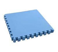 Kaloriko Tapis de Sol Piscine Bleu en Mousse EVA, 6 pièces modulables 2,16 m2, Base antidérapante et Isolante pour Piscine Spa Jacuzzi extérieur Jardin Bassin enterrée ou autoportée