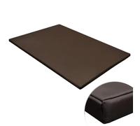 Kaloriko Tapis Plat pour Chiens rectangulaire Marron Taille L, Panier lit Coussin Matelas pour Chien et Chiot, Lavable, antidérapant, Moelleux, intérieur Voiture Voyage Confort Articulation
