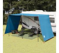 Kaloriko Tarp 402 x 240 x 240 cm en Polyester résistant, auvent Polyvalent pour Camping randonnée Plage Trekking, avec piquets et Housse de Transport, Protection Contre Pluie UV