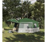Kaloriko Tente instantanée avec auvent pour 12 Personnes en Polyester 185T, Grande Ventilation UV, système de libération Rapide, idéale Camping randonnée Plage Montagne pour Bivouac Confortable