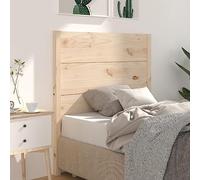 Kaloriko Tête de lit 96 x 4 x 100 cm en pin massif, matériau naturel non traité, charme rustique pour chambre à coucher, soutien dorsal confortable, exclusivement pour nos cadres de lit