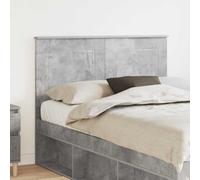 Kaloriko Tête de lit moderne gris béton 120 cm, fabriquée en matériau de bois robuste, durable et facile d'entretien, design simple pour chambre à coucher, avec dos attrayant