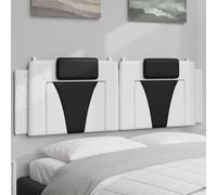 Kaloriko Viana - Tête de lit de 160 cm de large - En cuir synthétique résistant - Fixation murale ou au lit - Rembourré pour plus de confort et de soutien dorsal