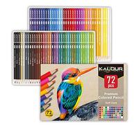 KALOUR Ensemble de 72 crayons de couleur pour livres de coloriage adultes, mine tendre, idéal pour le dessin et l'ombrage, un cadeau parfait pour adultes et débutants.