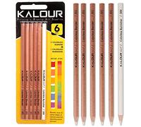 Kalour Lot de crayons à base de cire incolore, parfaits pour le mélange, idéal pour les crayons de couleur et les arts