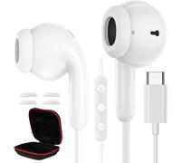 KALPO-Casque Usb C Pour Xiaomi 15 Ultra 14T Pro 13T 12 Lite Pad 7 Écouteurs Type C Avec Fil In-Ear Casque Avec Microphone Hi-Fi Stéréo Pour Iphone 16 Pro 16E 15 Plus Ipad Pour Galaxy S25 S24 S23 S22