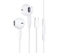 KALPO-Écouteurs Usb C,Casque Usb C,Type C Casque Micro Filaire In-Ear Casque Compatible Avec Samsang S20 S21 S23 S22 Pads Pro 2020 2021 2022 Pixel 7 Huawei
