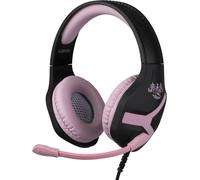 KALPO-Mythics Casque Gaming Filaire Nemesis Ps4,Ps5,,Xbox One Et Series XS-Microphone-Câble 1,5 M-Pr Jack 3,5 Mm-Noir Et Rose