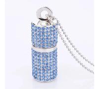 KALPZ-3 Couleurs Collier En Cristal Usb 2.0 Clé Usb 128Gb Rose Clé Usb 64Gb 32Gb 16Gb 8Gb 4Gb Clé Usb Memoria Usb Cadeau Usb ¿mavera,Bleu,128 Go