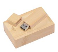 KALPZ-Bois Avec Boîte-Cadeau Clé Usb 2.0 Capacité Réelle Clé Usb Photographie Clé Mémoire 64Gb/32Gb/16Gb/8Gb U Disque Stylo Usb 4Gb,16Gb,Bamboo Box